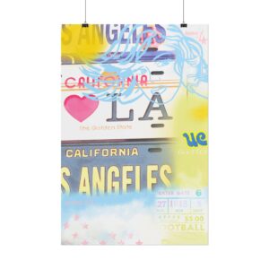 "UCLA" rolled poster